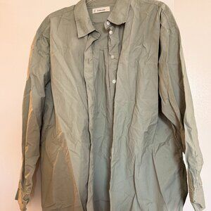 Everlane Blouse in Sage Green